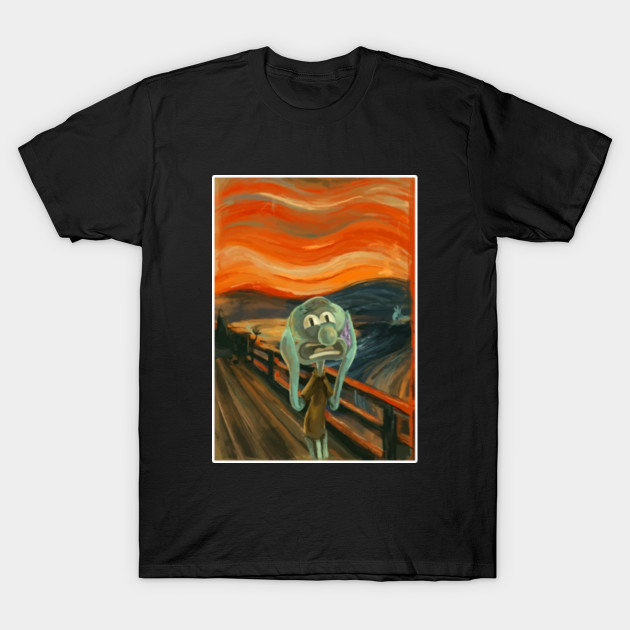 squidward art scream
